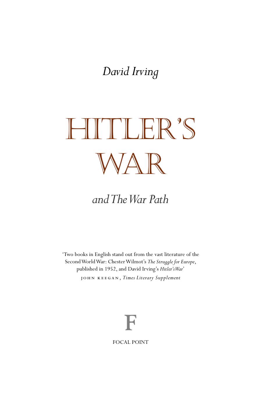 Hitler's War