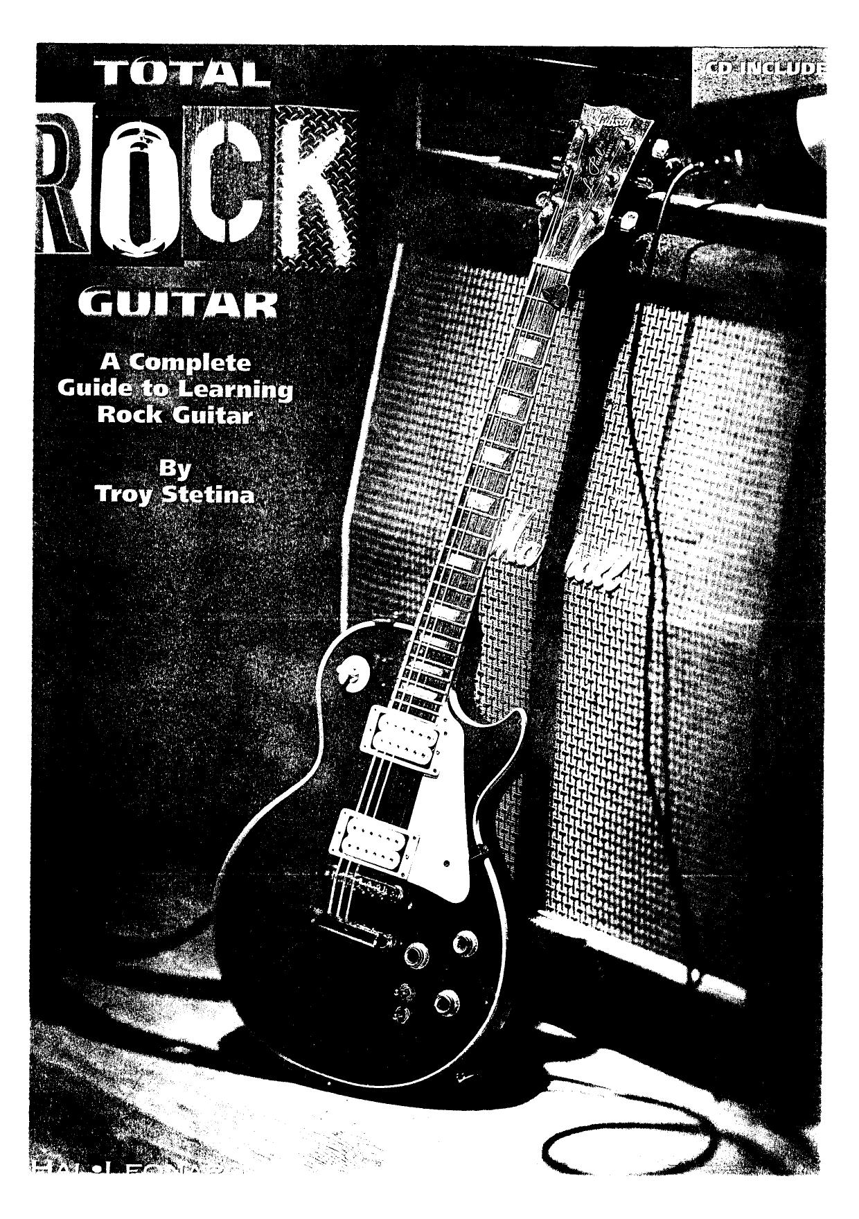 Total Rock Guitar A Complete Guide To Learning Rock Guitar