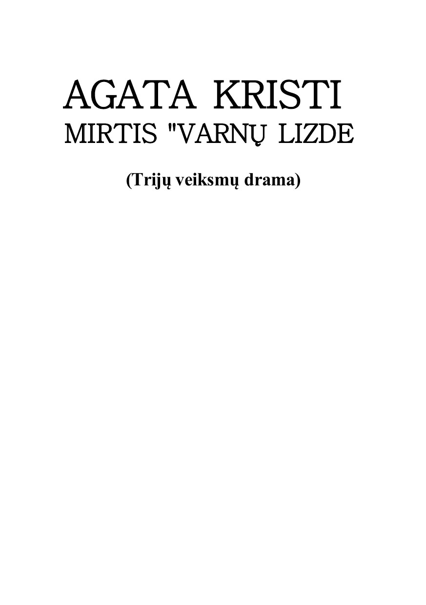 Mirtis Varnų lizde