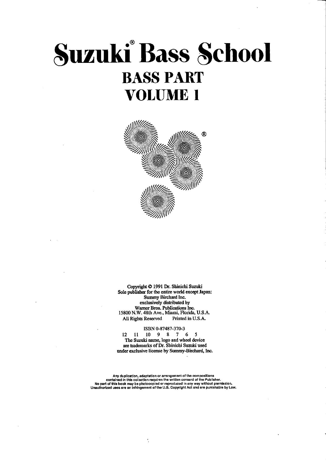 Suzuki Bass School 2002