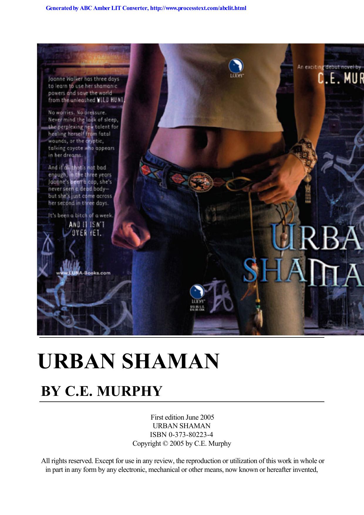 C E Murphy Urban Shaman 1 Urban Shaman