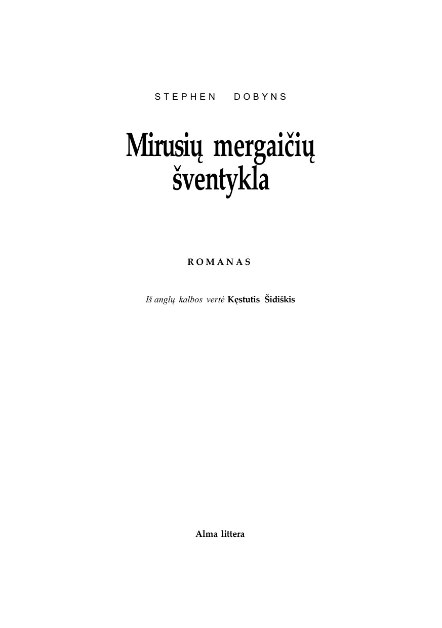 Mirusiu mergaiciu sventykla