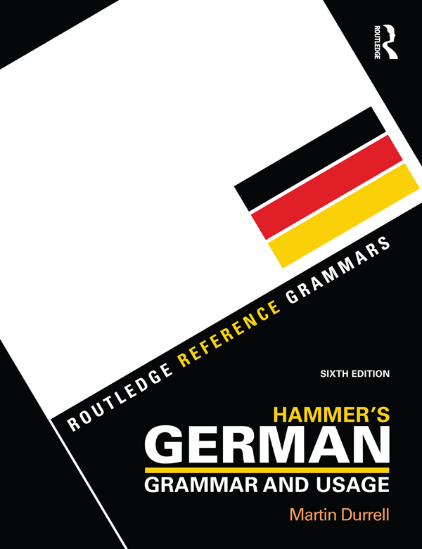 Hammer’s German Grammar and Usage