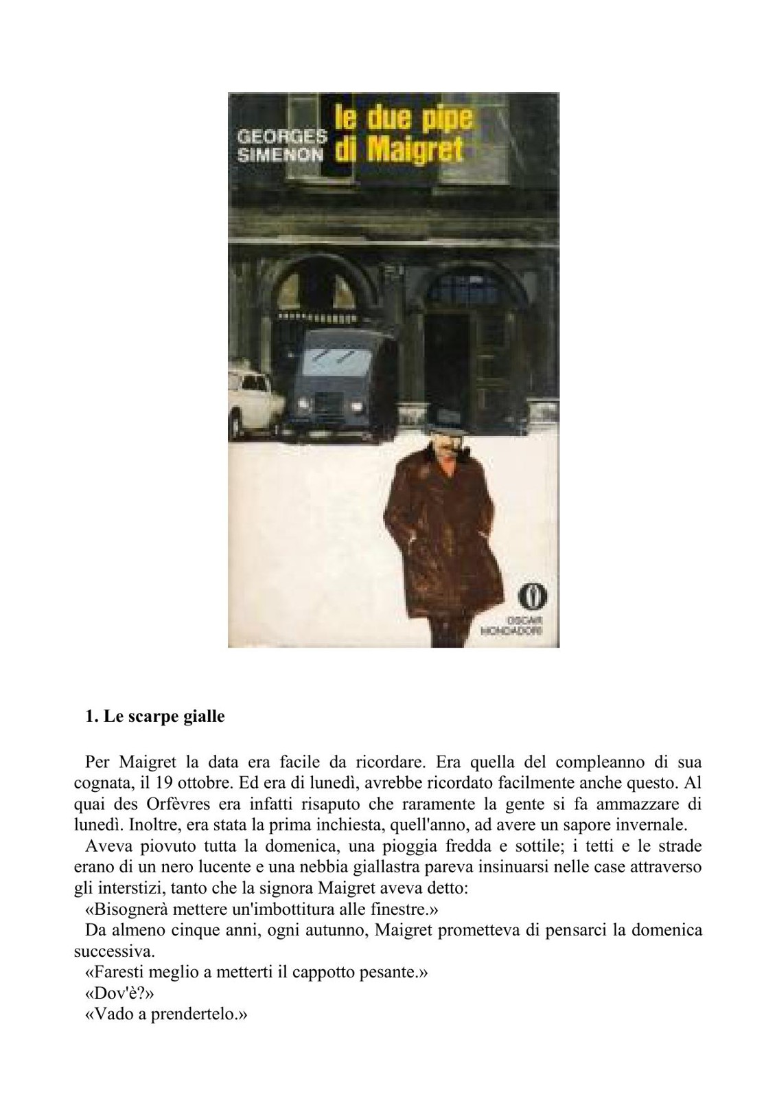 Le due pipe di Maigret (1953)