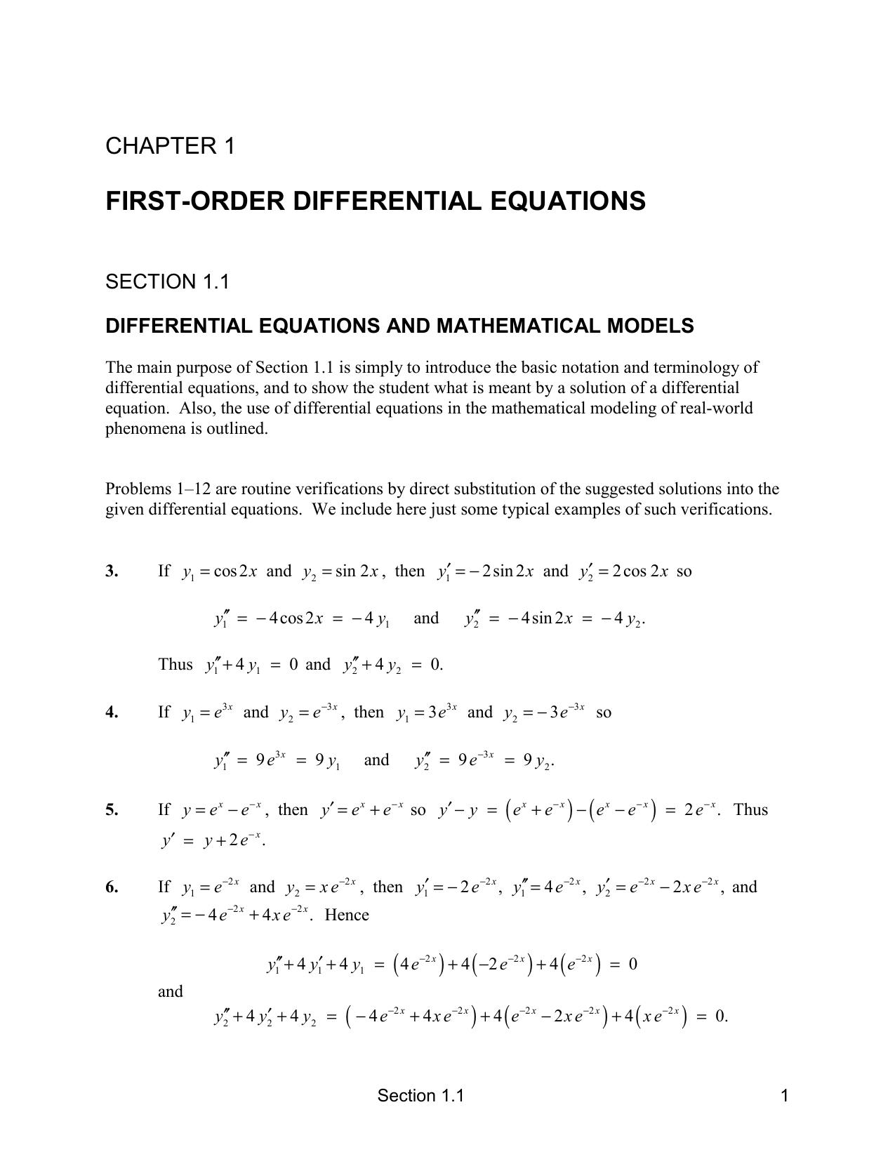 Differential Equations And Linear Algebra Edwards Penney Solutions