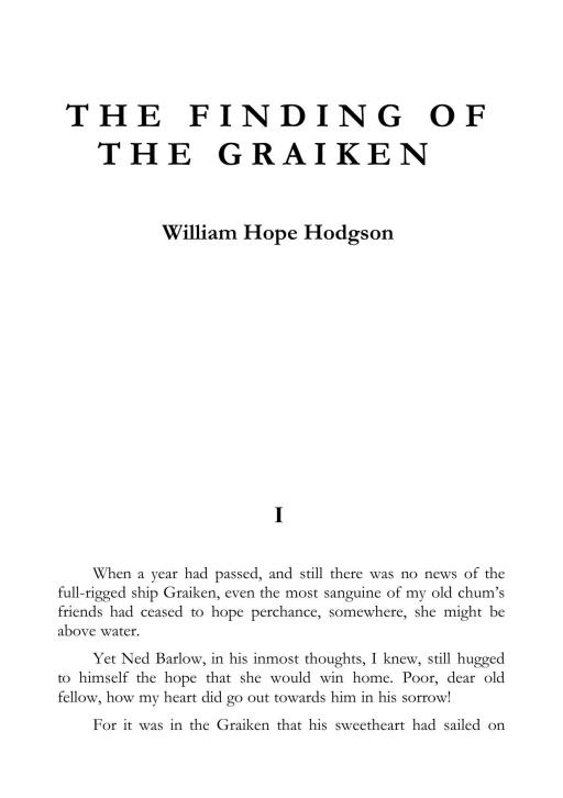 The Finding of the Graiken