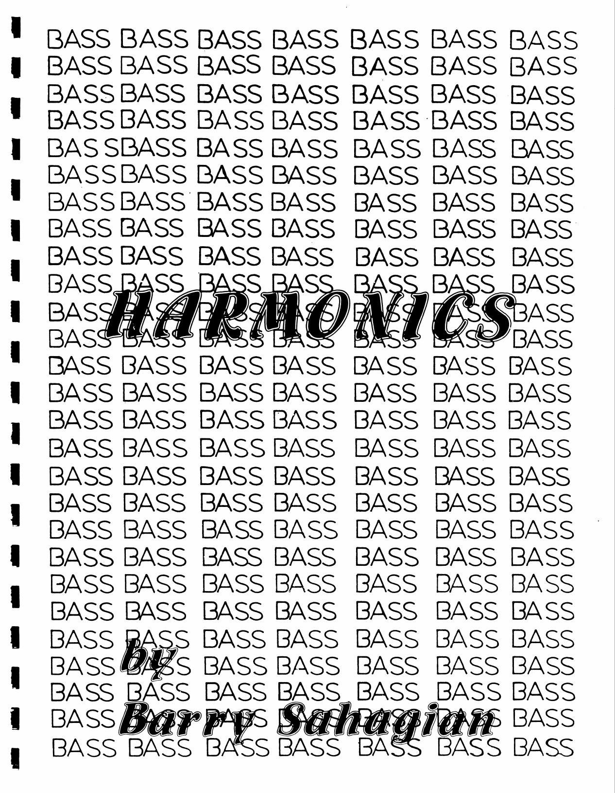 Sahagian Barry Bass Harmonics