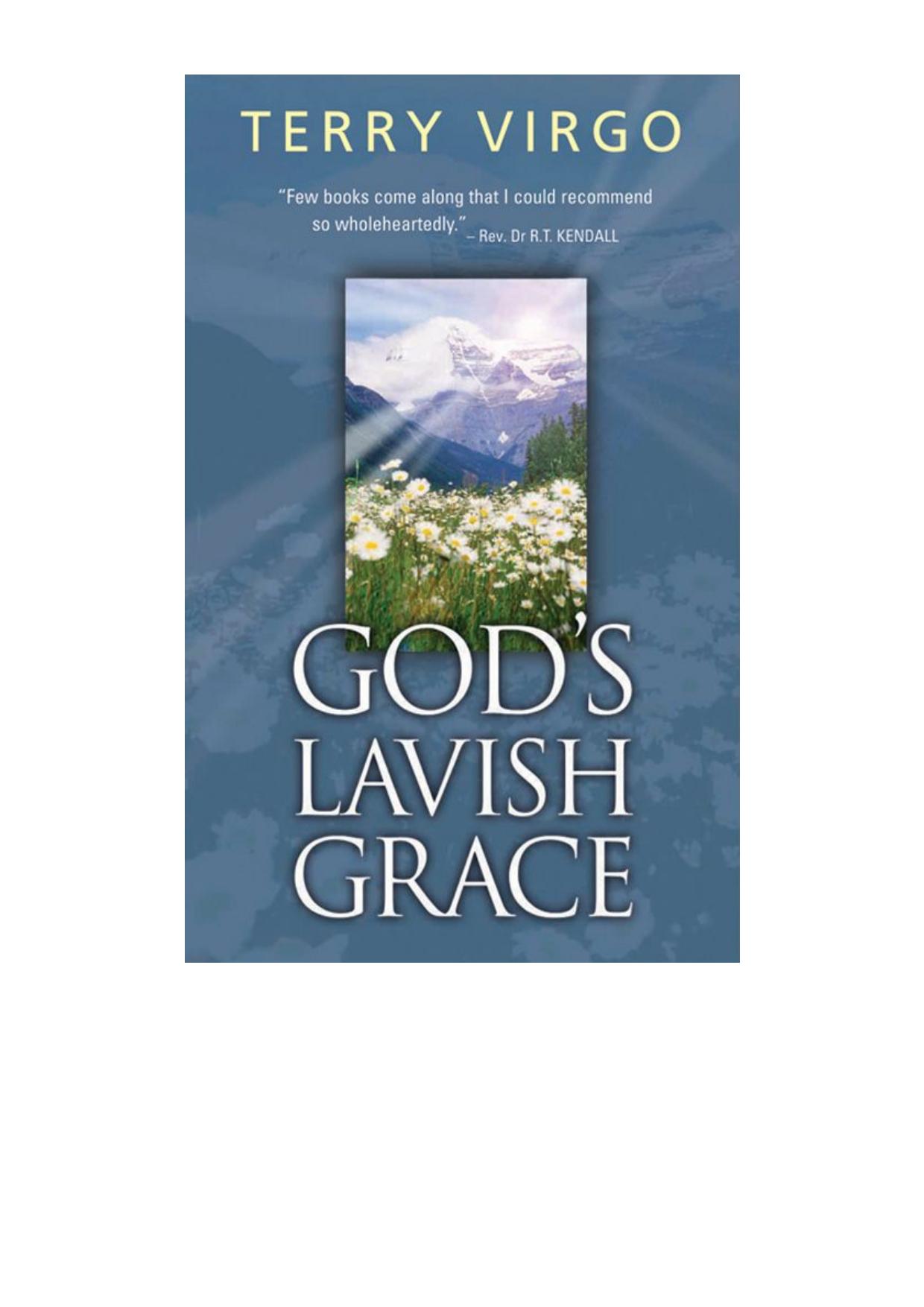 God's Lavish Grace