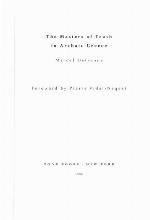 The Masters of Truth in Archaic Greece