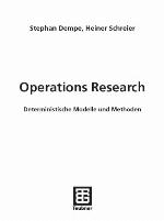 Operations research deterministische Modelle und Methoden