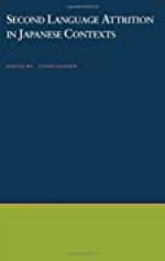 Second Language Attrition in Japanese Contexts: Perspectives from Japanese Contexts