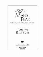 The Wise Man's Fear (The Kingkiller Chronicle, Book 2)