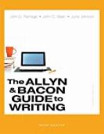 The Allyn &amp; Bacon Guide to Writing, Brief Edition (2-downloads)