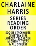 CHARLAINE HARRIS &mdash; SERIES READING ORDER (SERIES LIST) &mdash; IN ORDER
