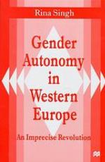 Gender autonomy in Western Europe : an imprecise revolution