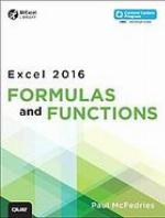Excel 2016 formulas and functions