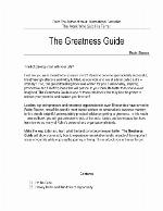 The Greatness Guide