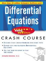 Differential Equations