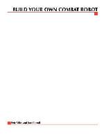 Build Your Own Combat Robot