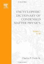 Encyclopedic Dictionary Of Condensed Matter Physics