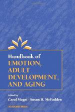 Handbook Of Emotion, Adult Development, And Aging
