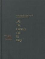 A. P. L. (Prentice-Hall series in automatic computation)