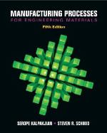 Manufacturing Processes for Engineering Materials