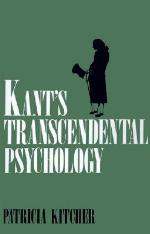 Kant's Transcendental Psychology