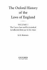 The Oxford History of the Laws of England