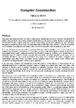 Compiler Construction, with Disk