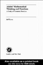 Adults' Mathematical Thinking and Emotions