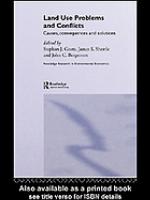 Land Use Problems and Conflicts