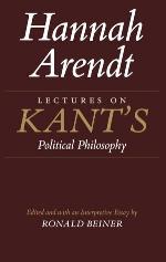 Lectures on Kant's Political Philosophy