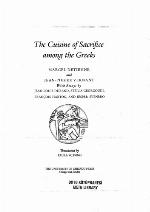 The Cuisine of Sacrifice among the Greeks