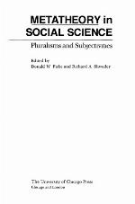 Metatheory in Social Science