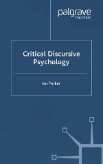 Critical Discursive Psychology