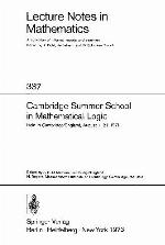 Cambridge Summer School in Mathematical Logic