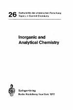 Inorganic and analytical chemistry