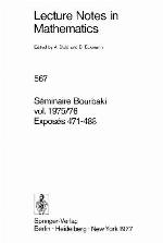 Séminaire Bourbaki. vol. 1975/76, Exposés 471-488