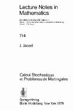 Calcul stochastique et problèmes de martingales