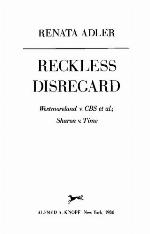 Reckless Disregard