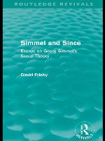 Simmel And Since