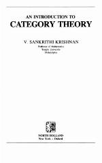 An Introduction To Category Theory