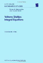 Volterra Stieltjes Integral Equations