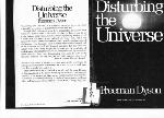 Disturbing the Universe