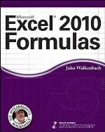 Excel 2010 Formulas [With CDROM]