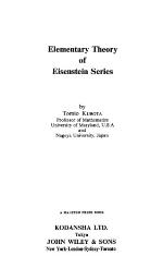 Elementary Theory Of Eisenstein Series