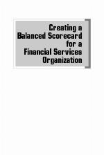 Creating a Balanced Scorecard for a Financial Services Organization