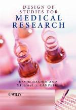 The Design of Studies for Medical Research