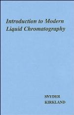 Introduction to Modern Liquid Chromatography
